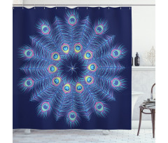 Mystical Feathers Shower Curtain