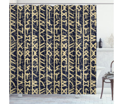 the Occult Symbols Shower Curtain