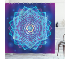 Geometry Design Shower Curtain