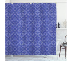 Oriental Ornate Pattern Shower Curtain