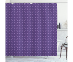 Monochrome Design Shower Curtain
