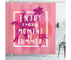 Enjoy Summer Shower Curtain