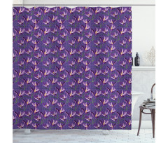 Hawaiian Aloha Polka Dots Shower Curtain