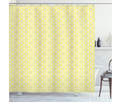 Rhombuses with Stripes Shower Curtain