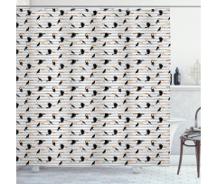 Exotic Toucan Birds Animal Shower Curtain