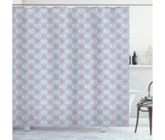 Valentines Day Concept Shower Curtain