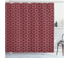 Repetitive Ethnic Effect Shower Curtain