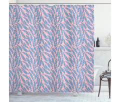 Angled Wavy Lines Background Shower Curtain