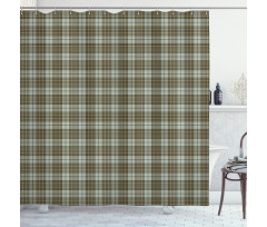 Scottish Style Ornamental Shower Curtain