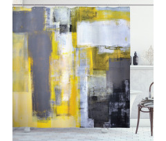 Abstract Painting Shower Curtain