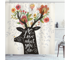 Love What You Do Shower Curtain