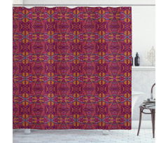 Psychedelic Ornamentation Shower Curtain