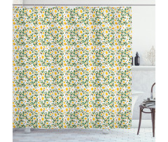 Daisy Flowers Chamomiles Shower Curtain