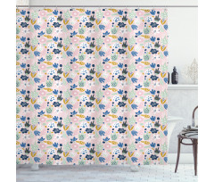 Scattered Nursery Concept Shower Curtain