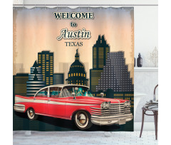 Welcome to Texas Greeting Shower Curtain