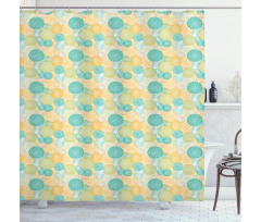 Silhouette Petals Nature Shower Curtain