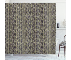 Simplistic Foliage Shower Curtain