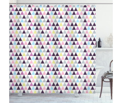 Hipster Mosaic Design Shower Curtain