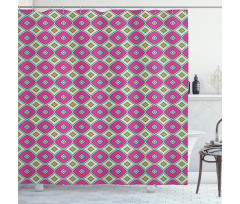 Colorful Ornate Design Shower Curtain
