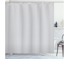 Interlacing Lines Realistic Shower Curtain