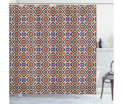 Composition of Shapes Shower Curtain