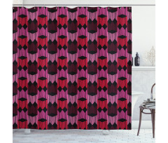 Rhombuses and Diamonds Shower Curtain