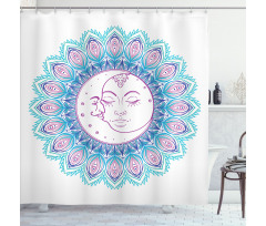 Colorful Mandala Sign Shower Curtain