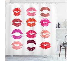 Colorful Qualitative Trace Shower Curtain