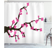 Botany Theme Shower Curtain