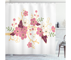 Japanese Garden Art Shower Curtain