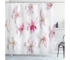 Sakura Petals Love Shower Curtain