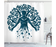 Human Nature Science Eco Shower Curtain