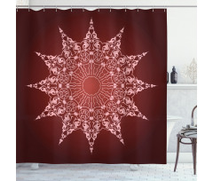 Ornamental Pattern Details Shower Curtain