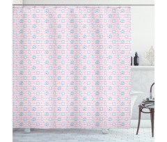 Milk Bottle Smiling Toast Shower Curtain