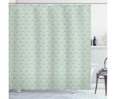 Simplistic Repetitive Fruit Shower Curtain