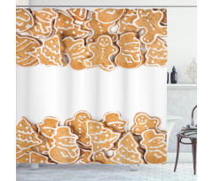 Different Cuts with Icing Shower Curtain