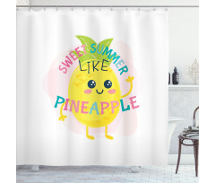 Summer with Eyes Shower Curtain