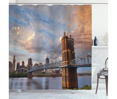 Architecture Busy Life Shower Curtain