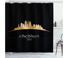 Skyscrapers Monumental Shower Curtain