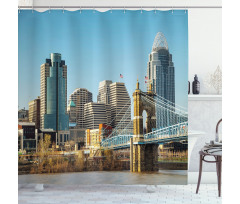 Sunny Days at Midwest Shower Curtain