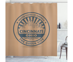 Queen of State Shower Curtain