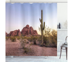 Hill Formations Outdoors Shower Curtain