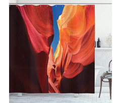 Vibrant Tone Sandstones Shower Curtain