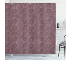 Spiral Circle Swirls Shower Curtain