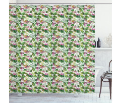 Plants of Hawaiian Flora Shower Curtain