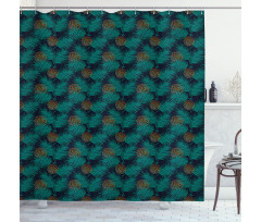 Hawaii with Palm Trees Shower Curtain