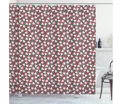 Cartoon Amanita Mushrooms Shower Curtain