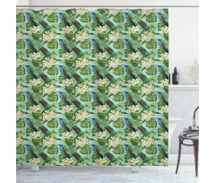 Brazilian Rainforest Art Shower Curtain