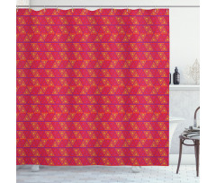 Angular Abstract Ethnic Shower Curtain