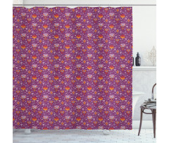 Botanical Garden Elements Shower Curtain